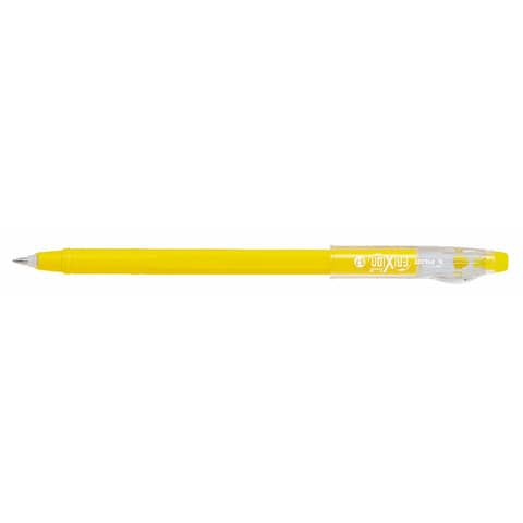 Penna a sfera cancellabile FriXion Ball Sticks Pilot 0,7 mm inchiostro gel giallo chiaro - 6905